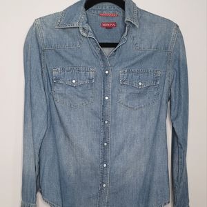 Merona Denim Shirt Size XS